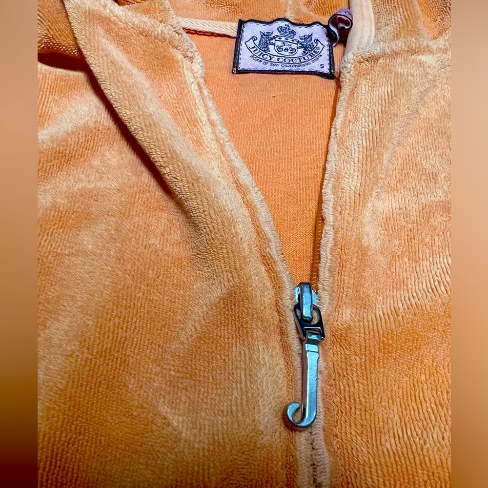 Juicy Couture Terry Cloth Light Orange Jacket